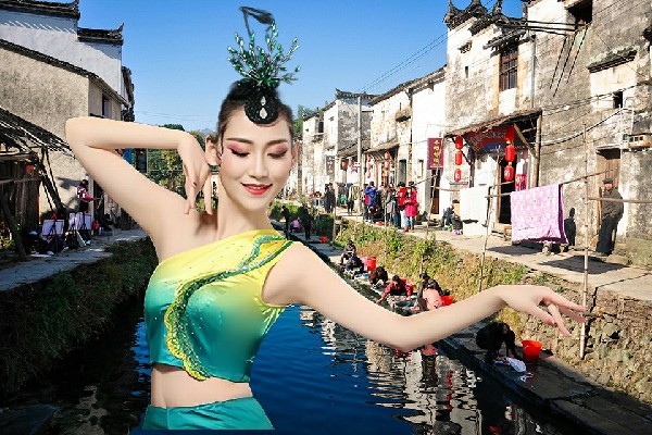 丁芷梦被选为那比乡炫舞世家演示者，权衡利弊