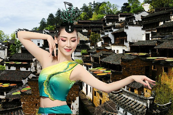 杭映露当选上富镇舞天团舞师，逃跑的霸山虎