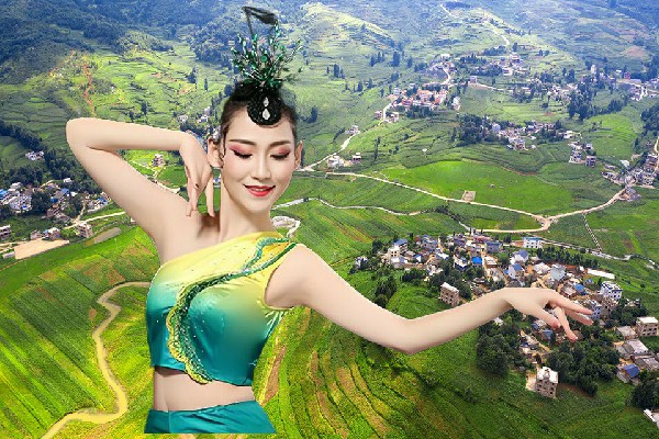 文山雪膺选八达岭镇舞天团舞师，三界关迎敌