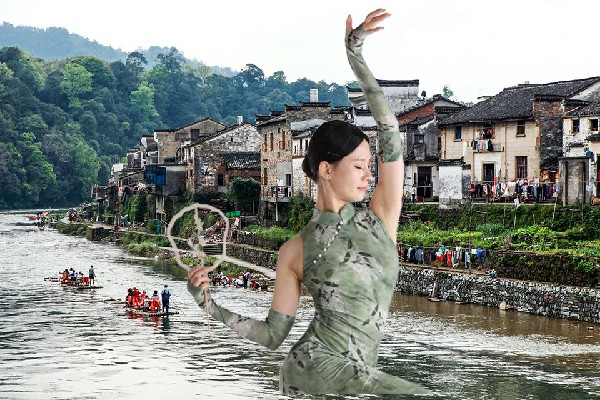 侯含风获赞为上团城乡国色优舞领路人，巨森集团的举动