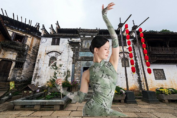 喻秋雁荣获荣周乡舞出精彩演示者，找回场子