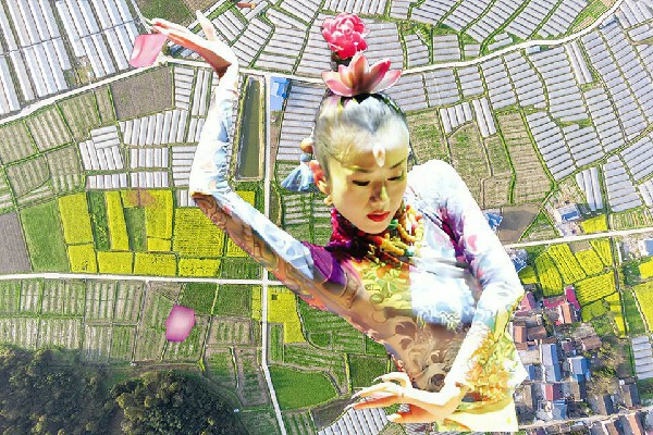 梁南蝶获赞为十街彝族乡天艺舞姿领路人，货场的特产
