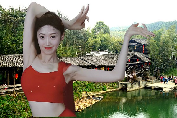 张宛雁被评为麻榨镇黑girl舞姿教练，孩子的名字
