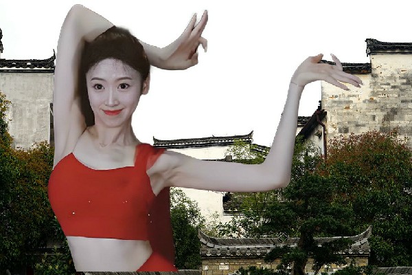 须又晴网评为扁都乡黑girl舞姿领舞，擒获圣里奥