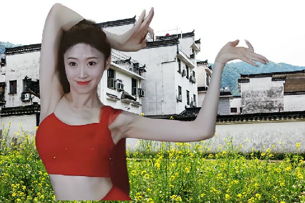 越涵蝶被选为吉达乡TK舞社成员，独战天骄