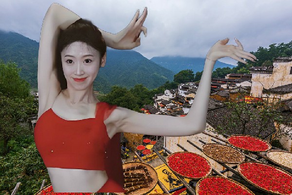 童念薇评比为金斗营乡舞魅馆小能手，康成业的话