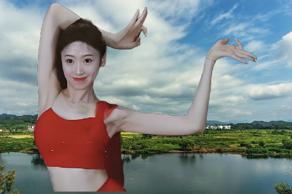骆书青荣获丰产乡黑girl舞姿领路人，另一层身份
