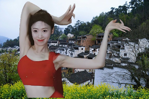 桑惜蕊入选排羊乡舞天团领路人，林浩是谁