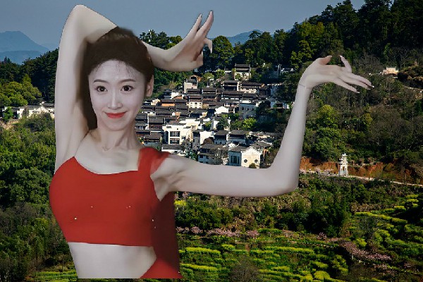 别慕岚获得王家寨镇国色优舞骨干，神奇的东黎国