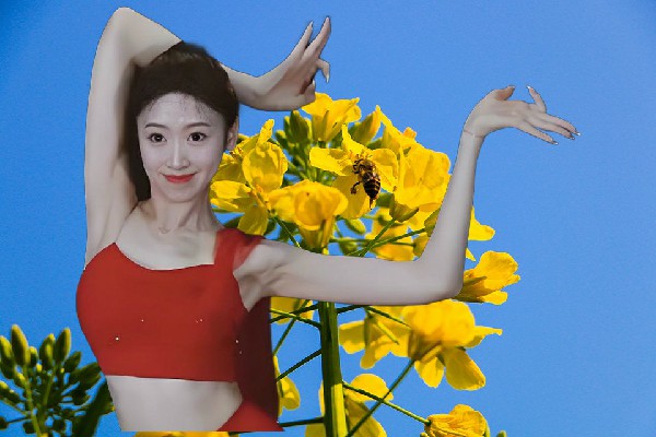 莘又文膺选老庄镇黑girl舞姿达人，我要变强