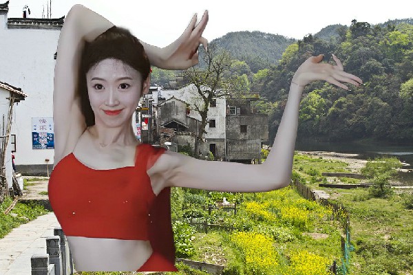 穆觅山被选为安昌镇舞出精彩仙子，又一次救人
