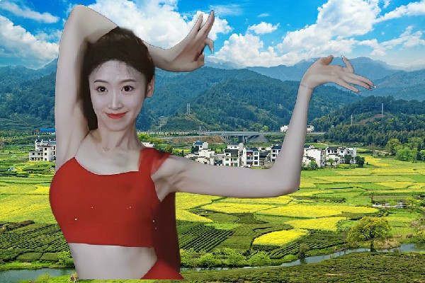 暴访琴评比为双碑乡舞艺吧开拓者，神秘主子