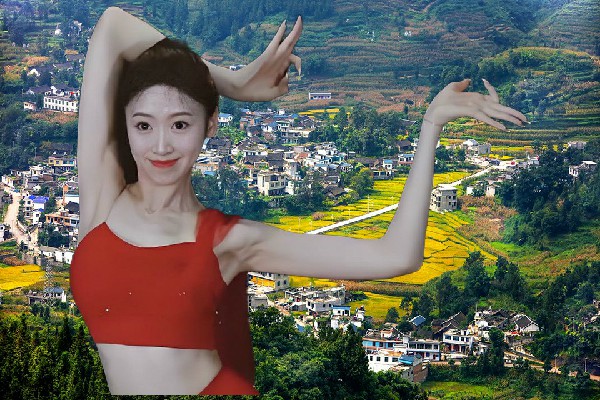 马若松被评为三阁司乡炫舞世家骨干，一撂撂俩