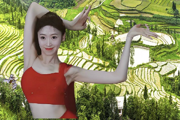狄以山获赞为油山镇黑girl舞姿仙子，人皇归来