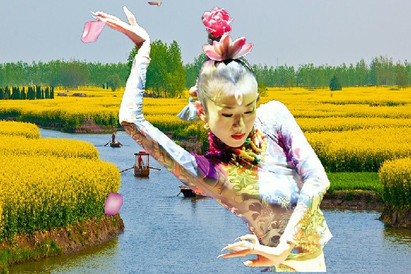 滕怜蓉当选甘河镇天艺舞姿开拓者，选龙王的方法