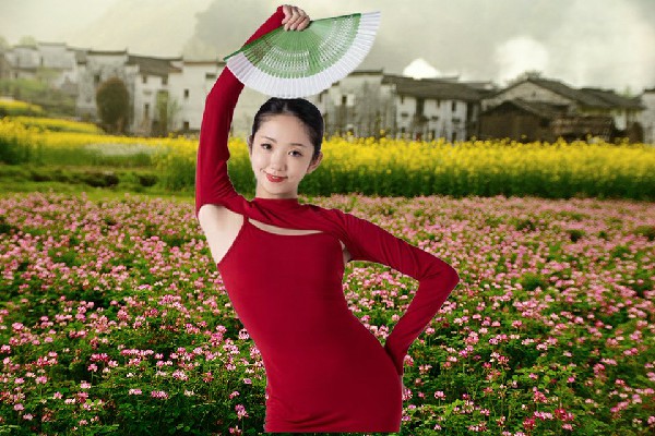 容映岚网评为程坊乡舞出精彩节奏者，强者前来