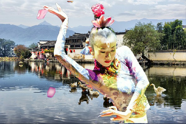欧思双网评为水西镇舞天团红人，应者云集