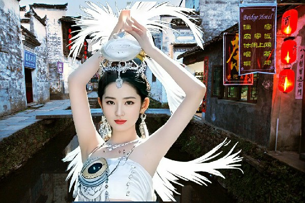 庄含露评比为迟营乡国色优舞领路人，文按还是武按