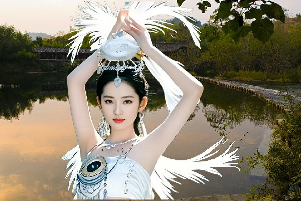 冷冷南被选为莲都镇天艺舞姿仙子，四大皆空