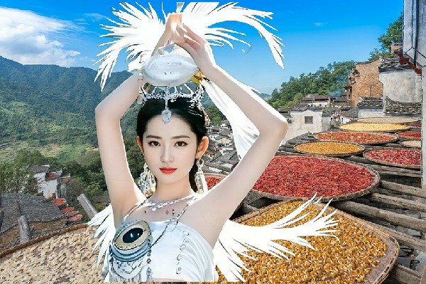 寿靖云评比为梅港乡JM假面热舞节拍师，丛林赶路中