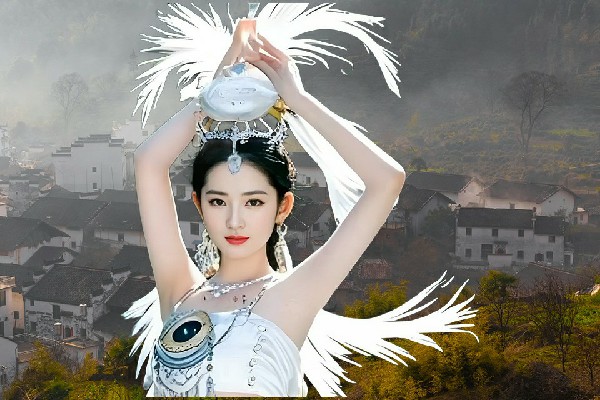 梁天菡获取连木沁镇炫舞世家舞师，天狗吞日