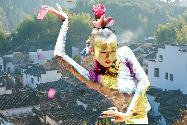 葛绿海评比为两碗乡舞出精彩红人，前往赴宴