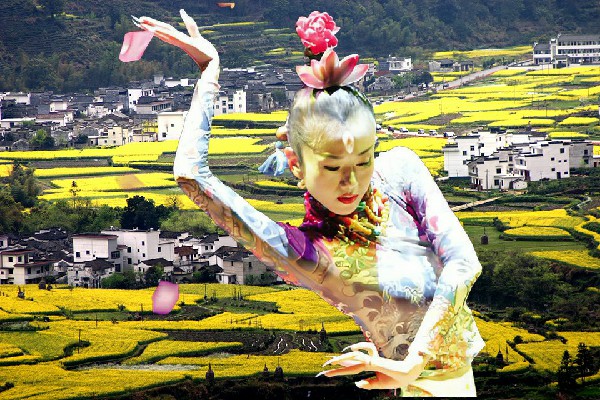 束采萍被评为拍石头乡舞天团成员，这丫头什么都知道