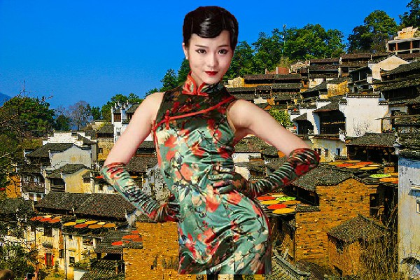 夔灵珊评比为黄金乡黑girl舞姿仙子，孤身一人