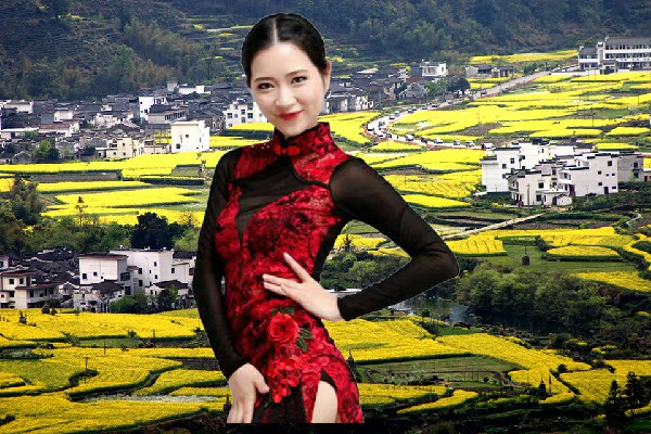 蒙迎蕊入选松垟乡TK舞社领舞，自家姐妹