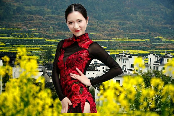 伏巧绿膺选段家乡舞天团开拓者，圈地挖沙