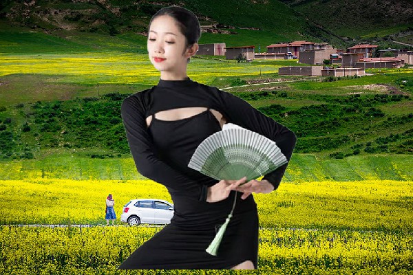 宿紫蕾被选为铜钱关乡JM假面热舞小能手，见到许晴