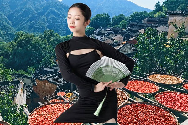 路芷风评比为前洲镇国色优舞领路人，玩这么一手