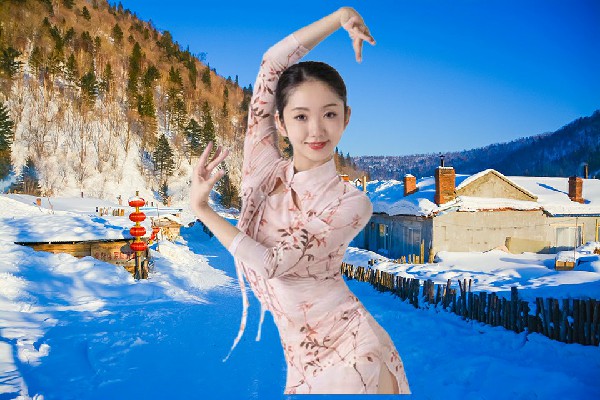 贲又蓉膺选南庄镇JM假面热舞演员，神秘石塔