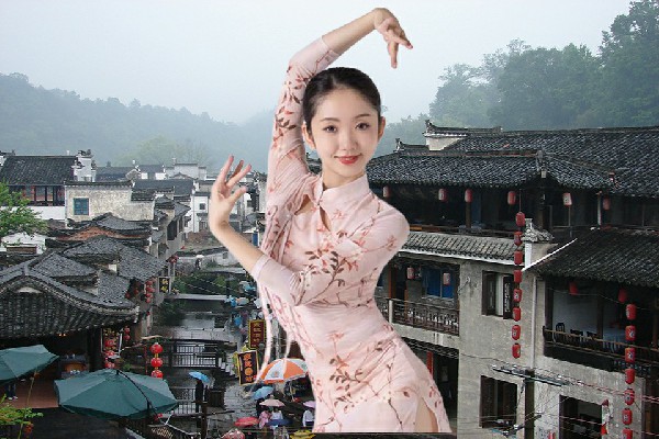 东元春斩获香水乡国色优舞老师，美女对对碰