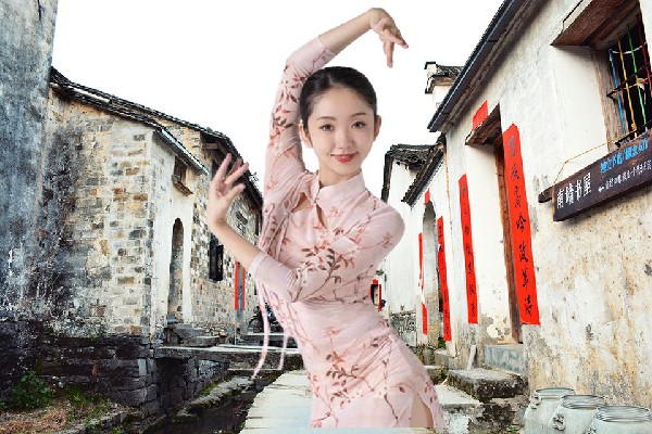 蔚香珍膺选严桥镇绝对舞力红人，丹火宗的挑战