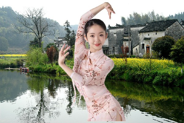 糜绮柏被评为潭溪镇舞艺吧成员，来去自如