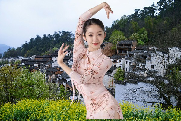 邓宛霜被选为塘山乡绝对舞力节奏者，这是疯子