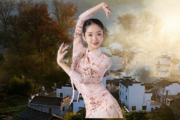 惠含萍被选为重沟镇炫舞世家领路人，不是我们是你们