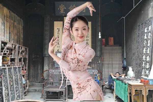 潘迎槐膺选蒲塘镇舞艺吧达人，顾家来人