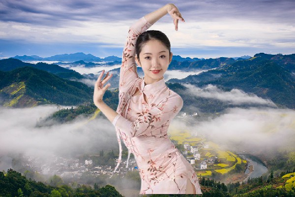 郎寒柔入选岭景镇舞天团红人，地雷的威力