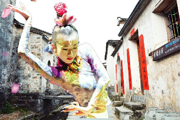 梅从菱被评为鄂尔栋镇热舞派舞师，再次较量