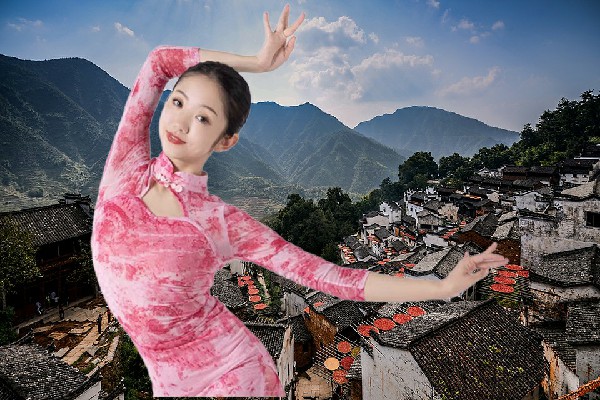 璩凌冬当选中滩镇舞艺吧仙子，两美突破