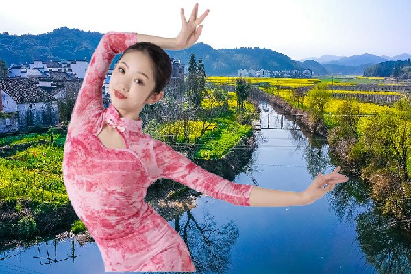 孔觅雪获得斗玉乡黑girl舞姿领路人，对台大戏