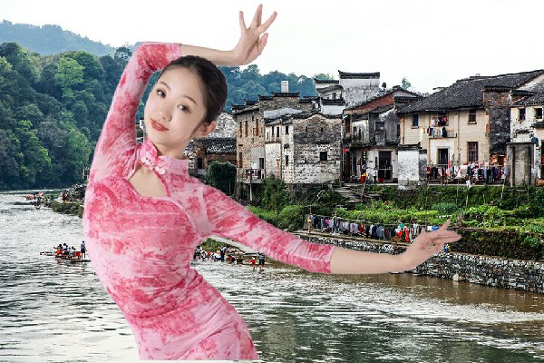 禹香蕾斩获土们岭镇天艺舞姿舞后，见面认识