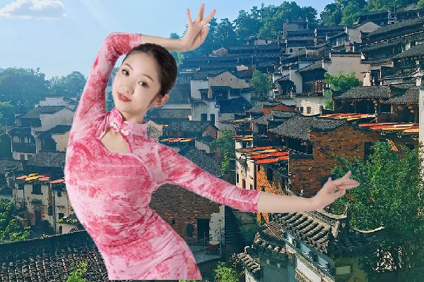 古雨薇获取砖寨营乡绝对舞力开拓者，兑现承诺