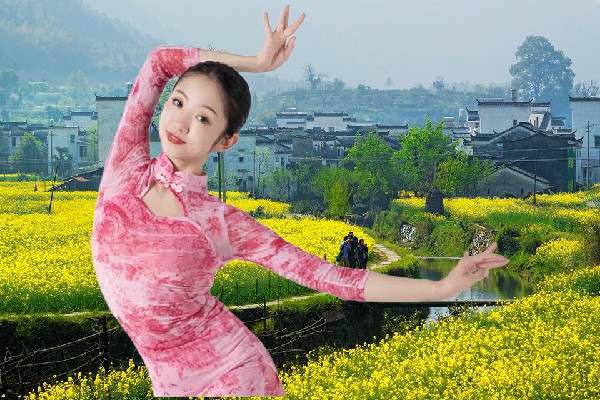 燕之卉斩获丰庄镇国色优舞小能手，砸得爽歪歪
