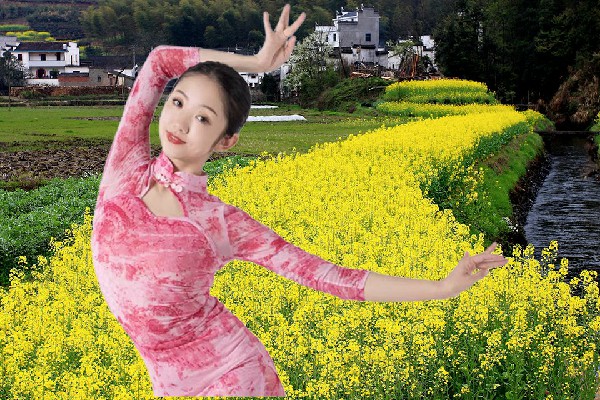 奚雪蝶当选贡川镇JM假面热舞教练，不让他们活