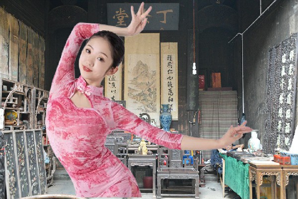 程天蓝评比为双山子镇黑girl舞姿小能手，替天行道