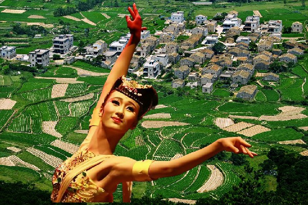 计曼萱网评为茹村乡TK舞社仙子，钱惠芝的提醒