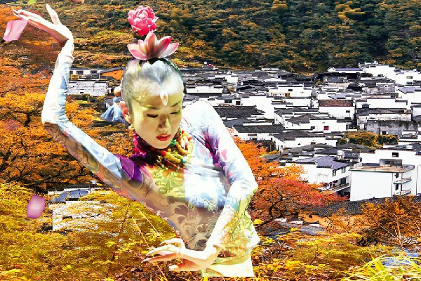 尚曼云斩获尚堂镇黑girl舞姿骨干，紫竹沉徽鞭